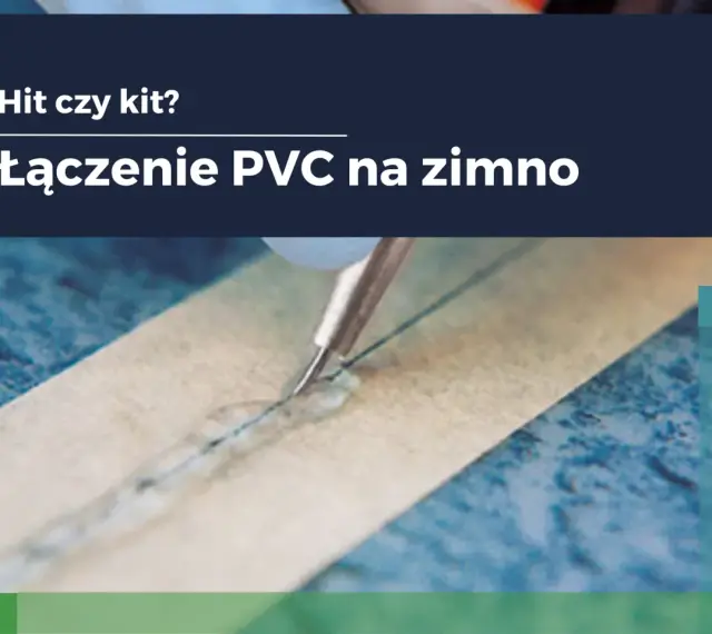 Precyzyjne łączenie wykładziny PCV na zimno za pomocą specjalistycznego narzędzia i kleju.